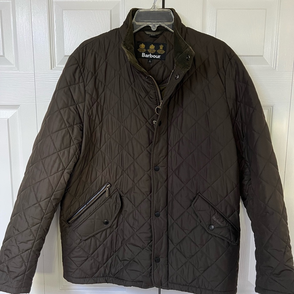 Barbour Men's Dark Quilted Jacket